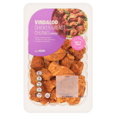 ASDA Vindaloo Chicken Breast Chunks 160g