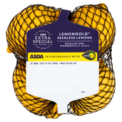 ASDA Extra Special LemonGold 4 Seedless Lemons