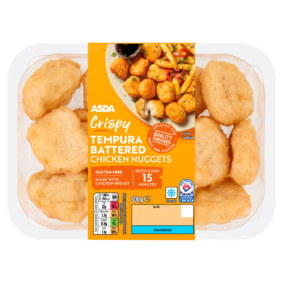 ASDA Crispy Tempura Battered Chicken Nuggets