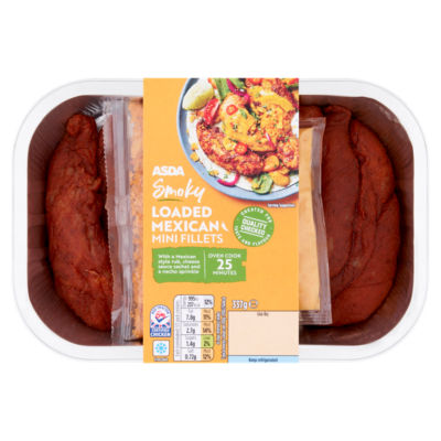 ASDA Smoky Loaded Mexican Chicken Mini Fillets