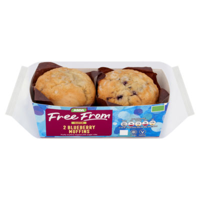 ASDA Free From 2 Blueberry Muffins