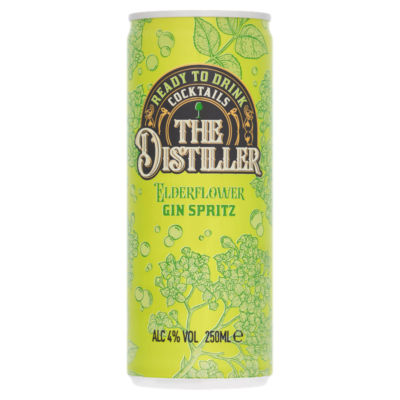 The Distiller Elderflower Gin Spritz 250ml