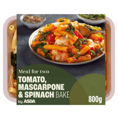 ASDA Meal For Two Tomato, Mascarpone & Spinach Bake