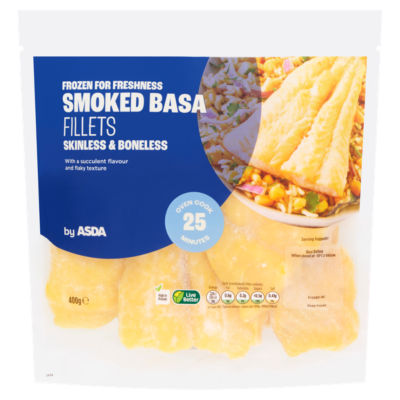 ASDA Smoked Basa Fillets 400g