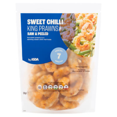 ASDA Sweet Chilli King Prawns 200g