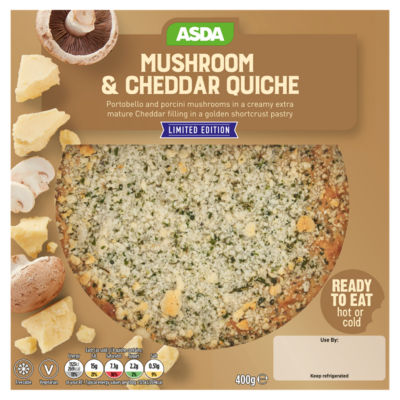 ASDA Limited Edition Mediterranean Style Vegetable Quiche 400g