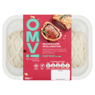 OMV! Deliciously Vegan Mushroom Wellington 500g