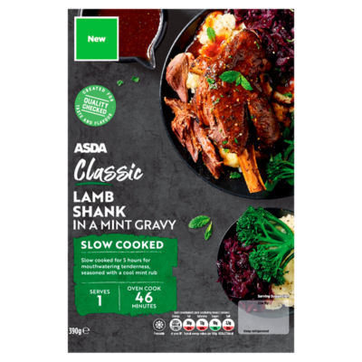 ASDA Classic Lamb Shank in a Mint Gravy 390g