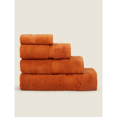 George Home Burnt Orange Super-Soft Cotton Hand Towel