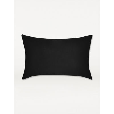 George Home Black Pillowcase Pair