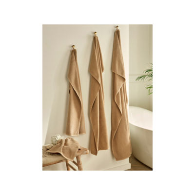 At Home with Stacey Solomon Taupe Popcorn Textured Bath Sheet