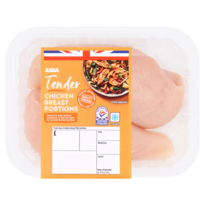 ASDA Tender Chicken Breast Portions 300G