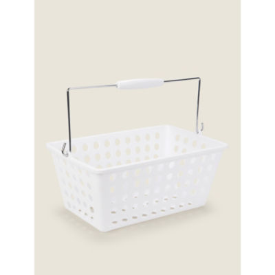 George Home White Storage Basket