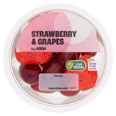 ASDA Strawberry & Grapes 90g