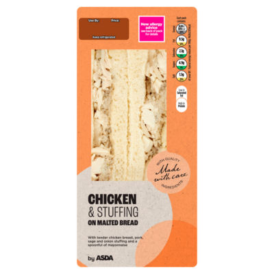 ASDA Chicken & Stuffing on Malted Bread