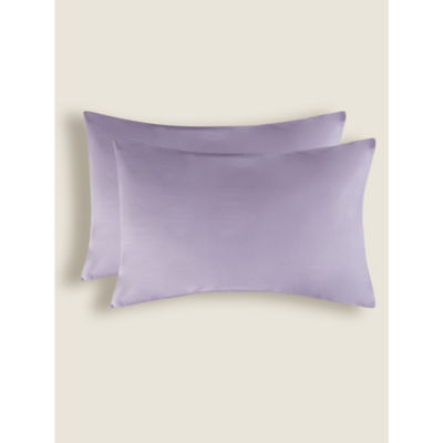 George Home Lavender Pillowcase Pair