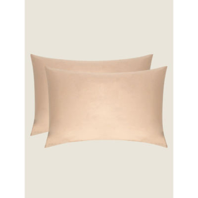 George Home Natural Pillowcase Pair