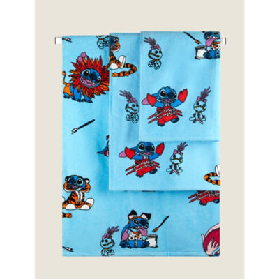 Disney Stitch in Costume Blue Cotton Bath Sheet