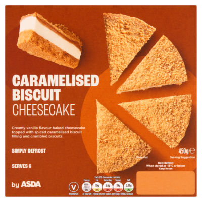 ASDA Caramelised Biscuit Cheesecake 450g