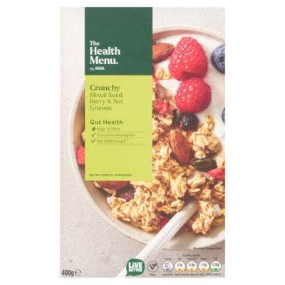 The Health Menu by ASDA Crunchy Mixed Seed, Berry & Nut Granola 400g