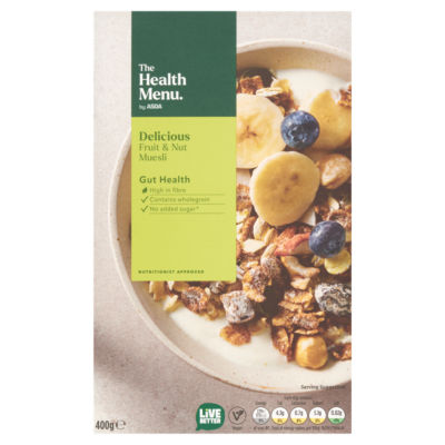 The Health Menu by ASDA Delicious Fruit & Nut Muesli 400g