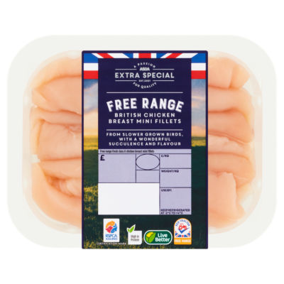 ASDA Extra Special Free Range British Chicken Breast Mini Fillets