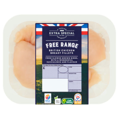 ASDA Extra Special Free Range British Chicken Breast Fillets