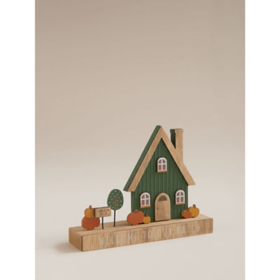 George Home Natural Pumpkin Patch House Sign