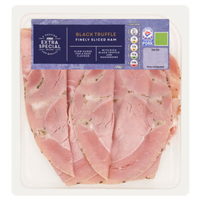 ASDA Extra Special Black Truffle Finely Sliced Ham 120g