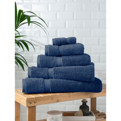 George Home Navy Super-Soft Cotton Bath Towel
