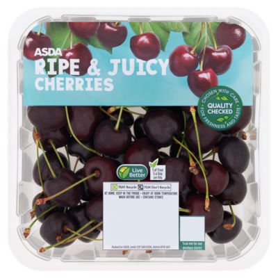 ASDA Ripe & Juicy Cherries 500g