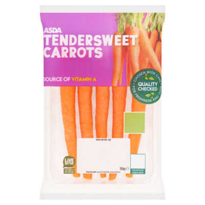 ASDA Tendersweet Carrots 150g