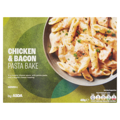 ASDA Chicken & Bacon Pasta Bake 400g