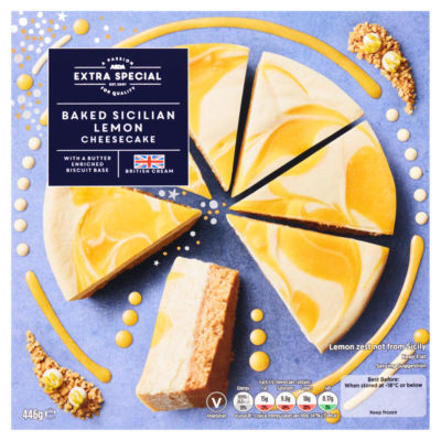 ASDA Extra Special Baked Sicilian Lemon Cheesecake 446g