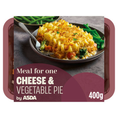 ASDA Meal for One Cheese & Vegetable Pie 400g