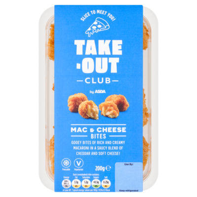 ASDA Take-Out Club Mac & Cheese Bites 200g