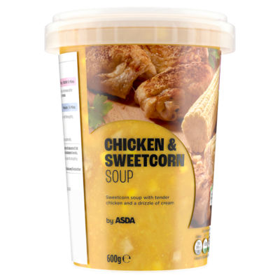 ASDA Chicken & Sweetcorn Soup 600g - HelloSupermarket