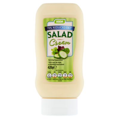 ASDA Classic 70% Less Fat Salad Cream 420g