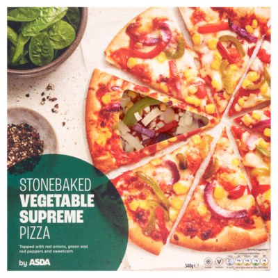 ASDA Stonebaked Vegetable Supreme Pizza 340g