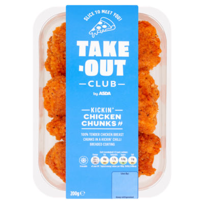 ASDA Take-Out Club Kickin' Chicken Chunks 200g