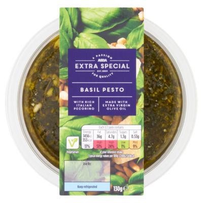 ASDA Extra Special Basil Pesto 130g