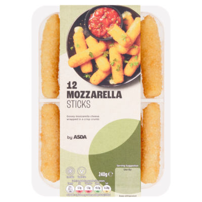 ASDA 12 Mozzarella Sticks 240g