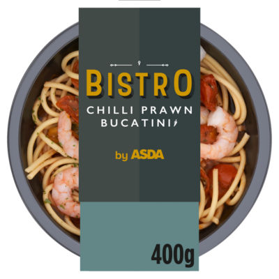 Bistro by ASDA Chilli Prawn Bucatini 400g