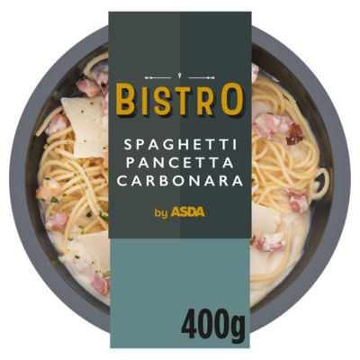 Bistro by ASDA Spaghetti Pancetta Carbonara 400g