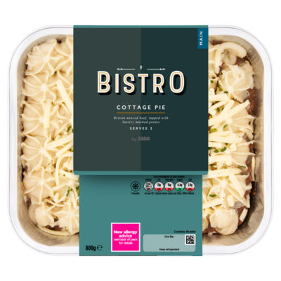 Bistro by ASDA Cottage Pie 800g