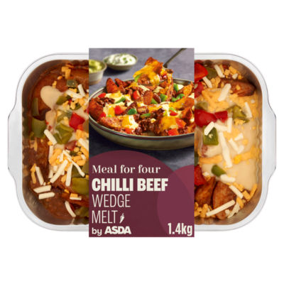 ASDA Chilli Beef Wedge Melt Meal for Four 1.4kg