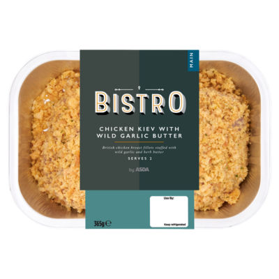 Bistro by ASDA Chicken Kiev with Wild Garlic Butter 365g