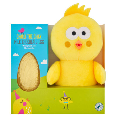 ASDA Milk Chocolate Egg with Plush Toy 12+ Months 55g