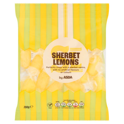 ASDA Sherbet Lemons 200g