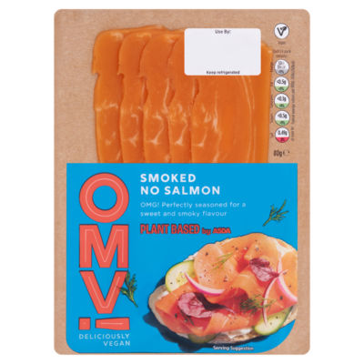 OMV! Deliciously Vegan Smoked No Salmon 80g - HelloSupermarket